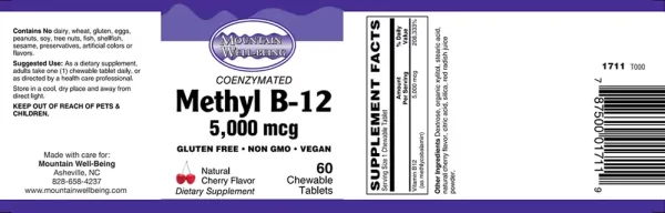 Methyl B-12 Coenzimated 5,000 mcg