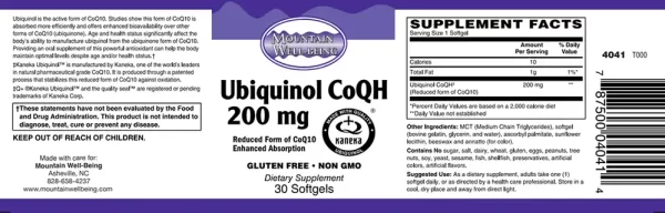 Ubiquinol CoQH 200 mg